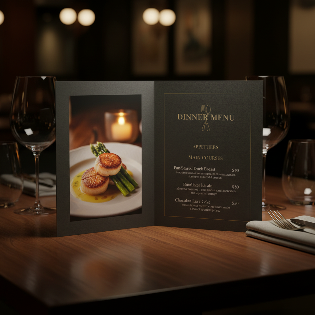Custom Menu Design