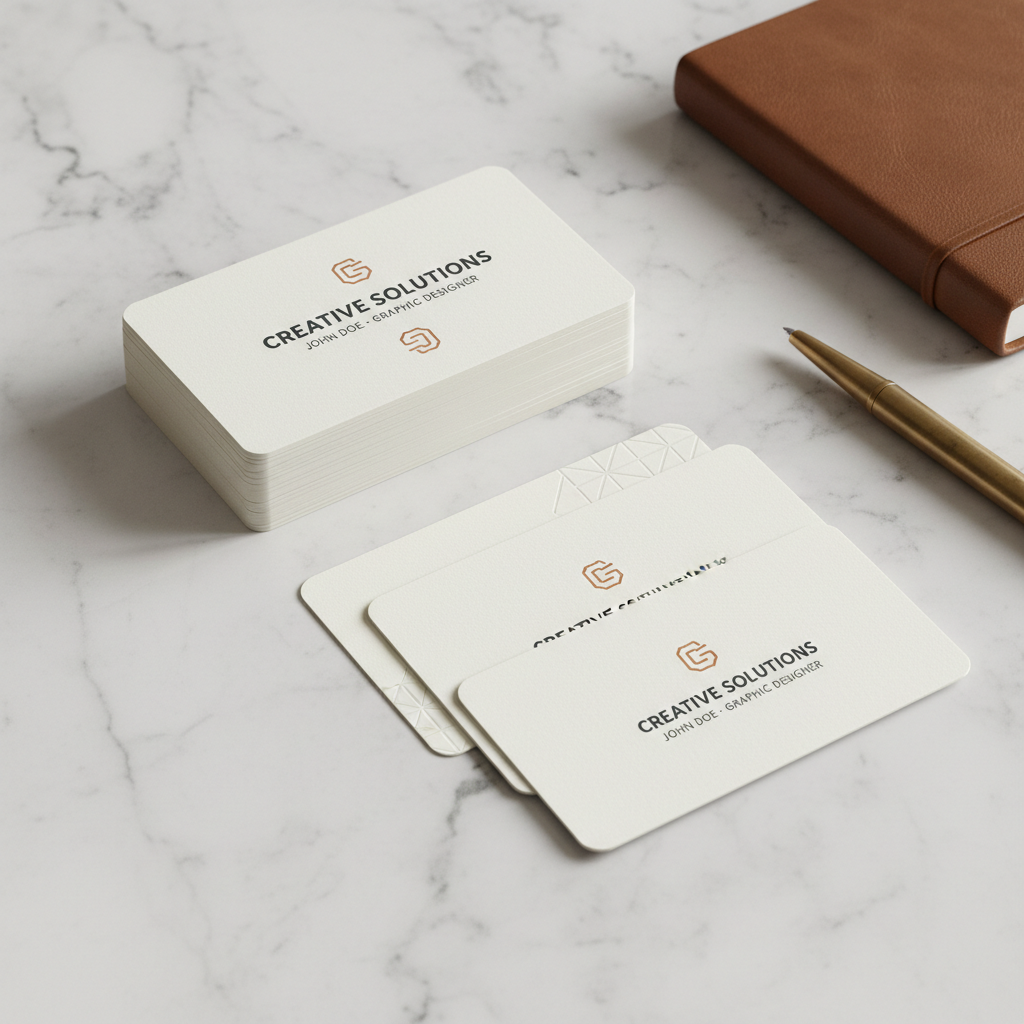 Custom printed business cards by Bolton Prints